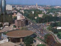 Savska cesta, križanje sa ulicom Proleterskih brigada (današnja Ulica grada Vukovara) 1987. godine